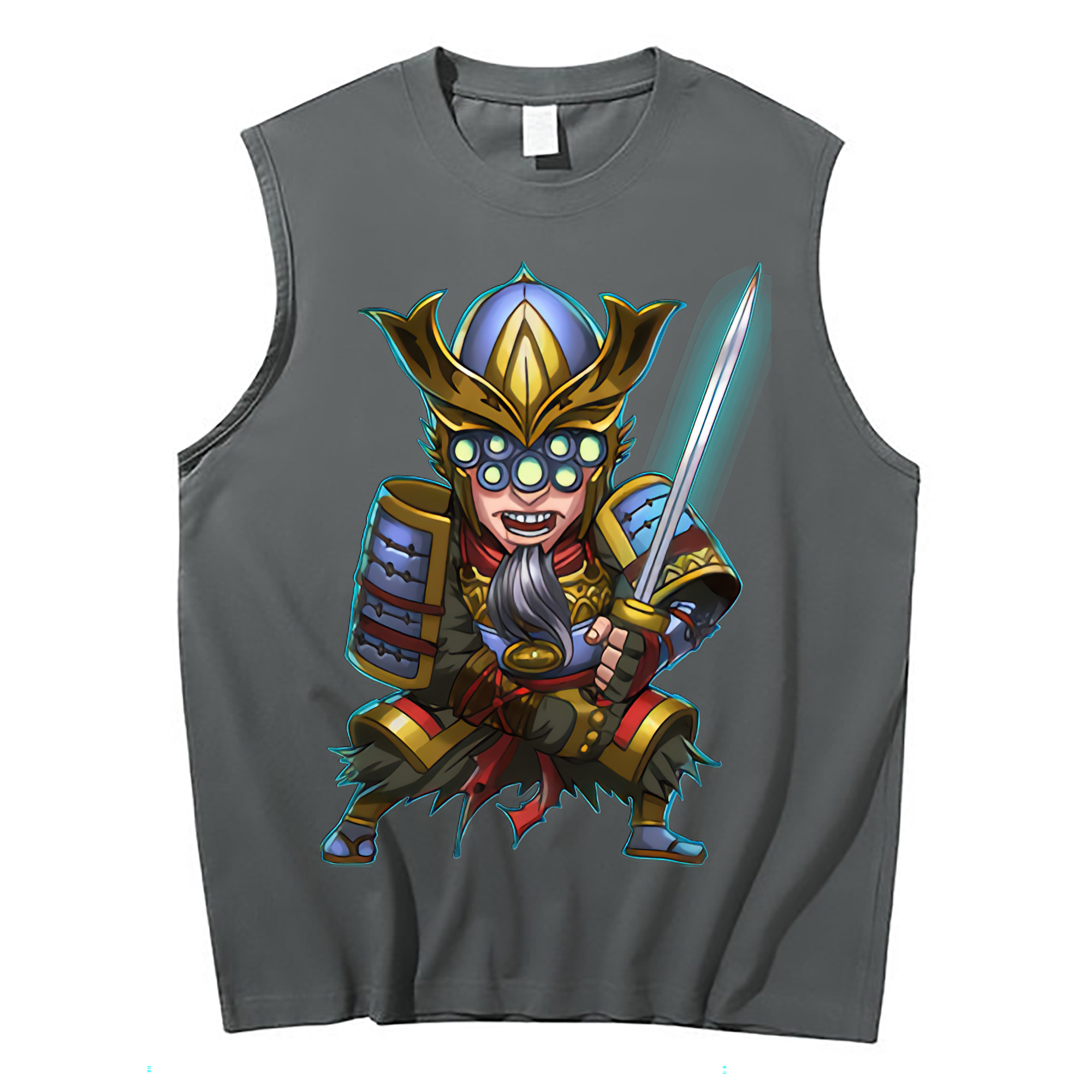 （画像用） リーグ・オブ・レジェンド League of Legends LOL コットン100％タンクトップ（フロントプリント）